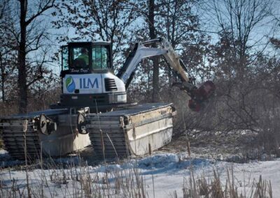 ILM Environments Illinois Department of Natural Resources (IDNR) Phragmites and Narrow Leaf Cattail Control Illinois Beach State Park