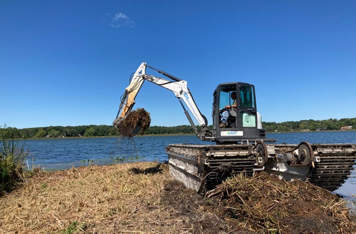Water Lily Control Option: Water Lily Dredging